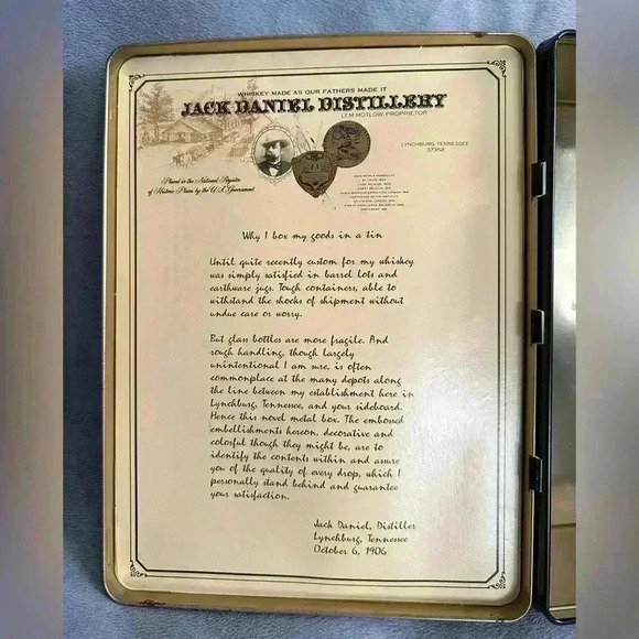 💎💟Vintage Jack Daniels Collectors Tin Box - Picture 4 of 16